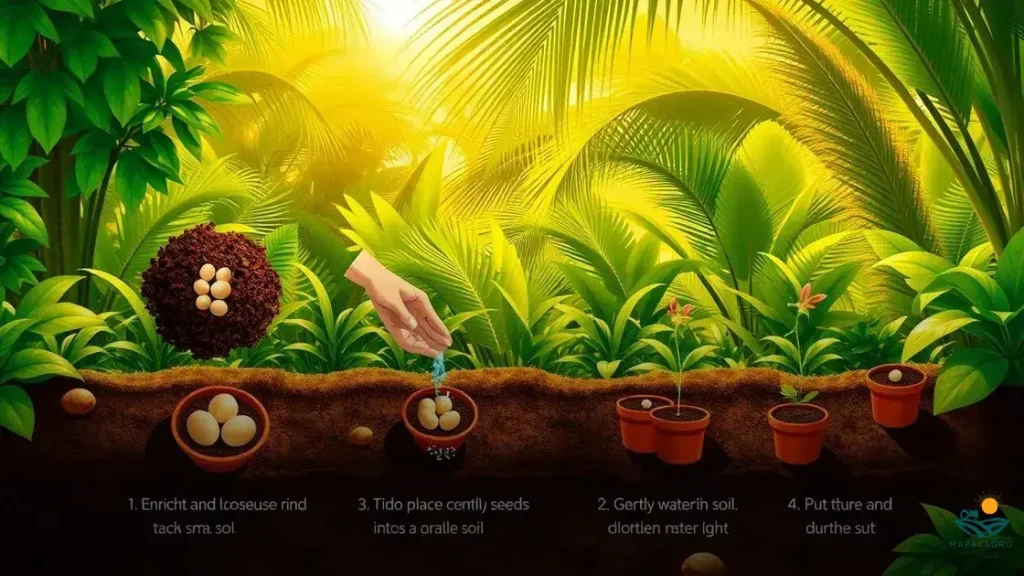 como plantar semente de cupuaçu