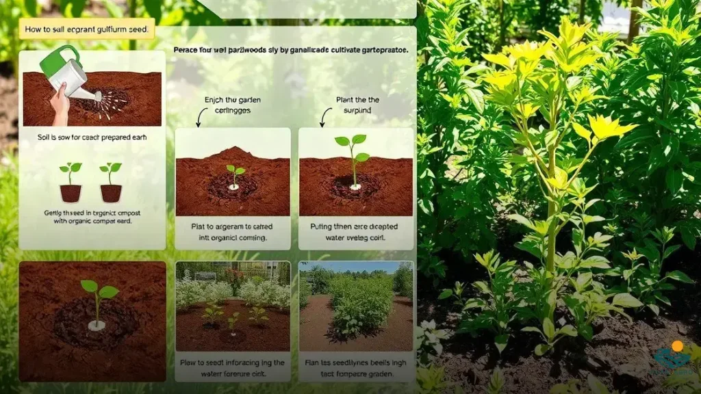como plantar semente de pau brasil