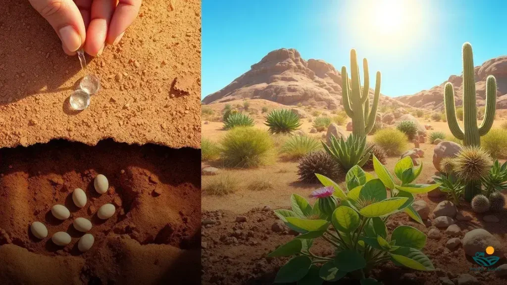 como plantar semente rosa do deserto