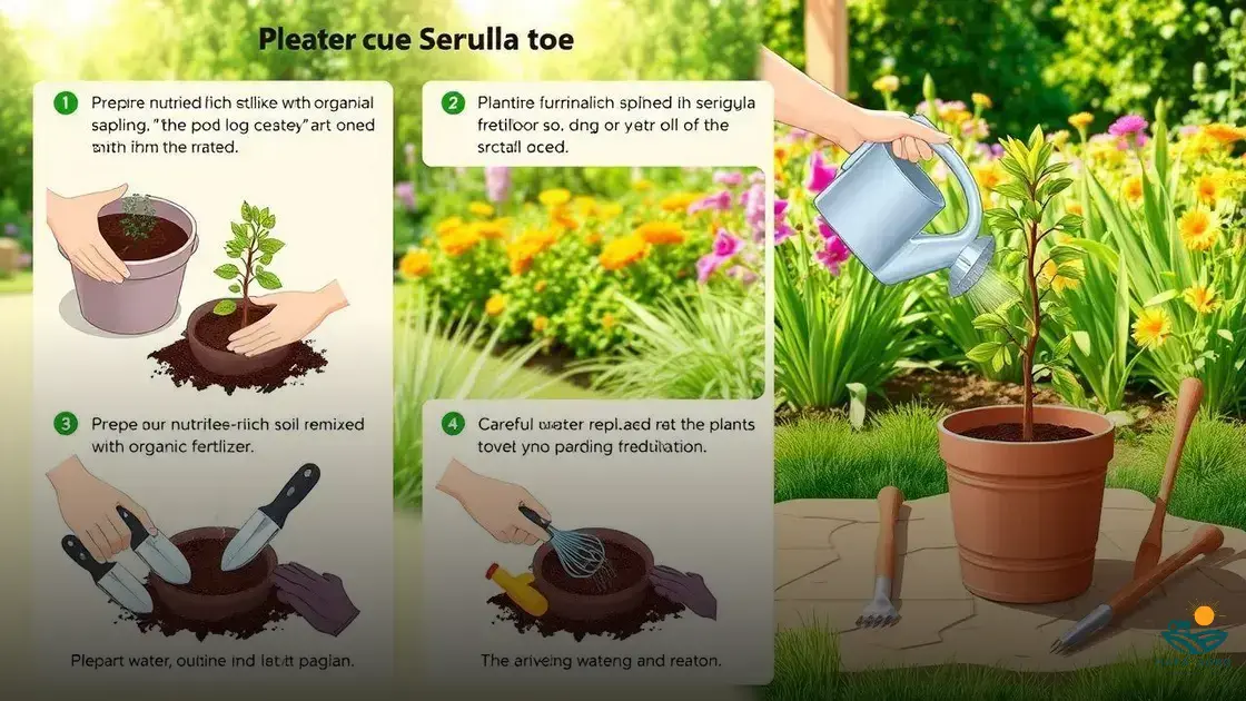 como plantar seriguela em vaso