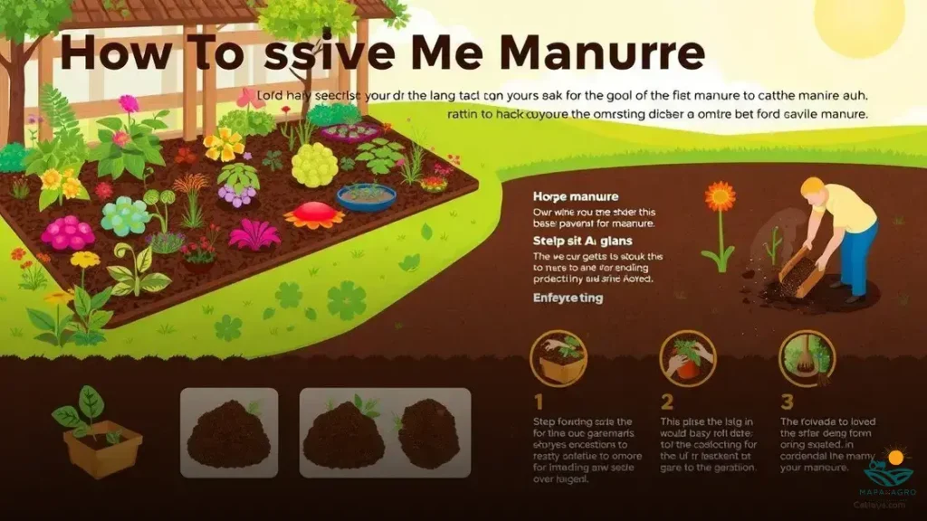 como usar esterco de gado nas plantas