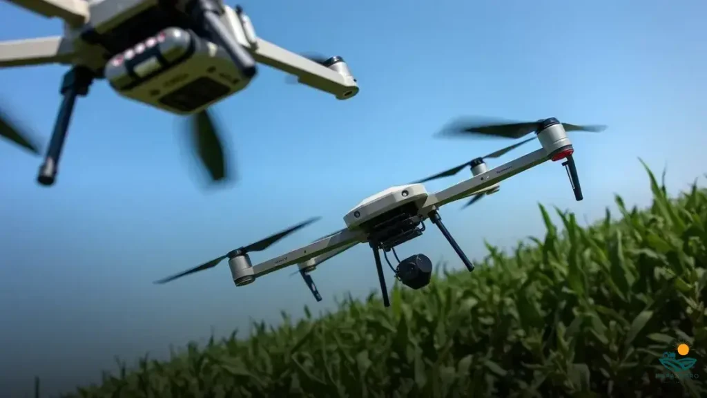 drone agricola pulverizador