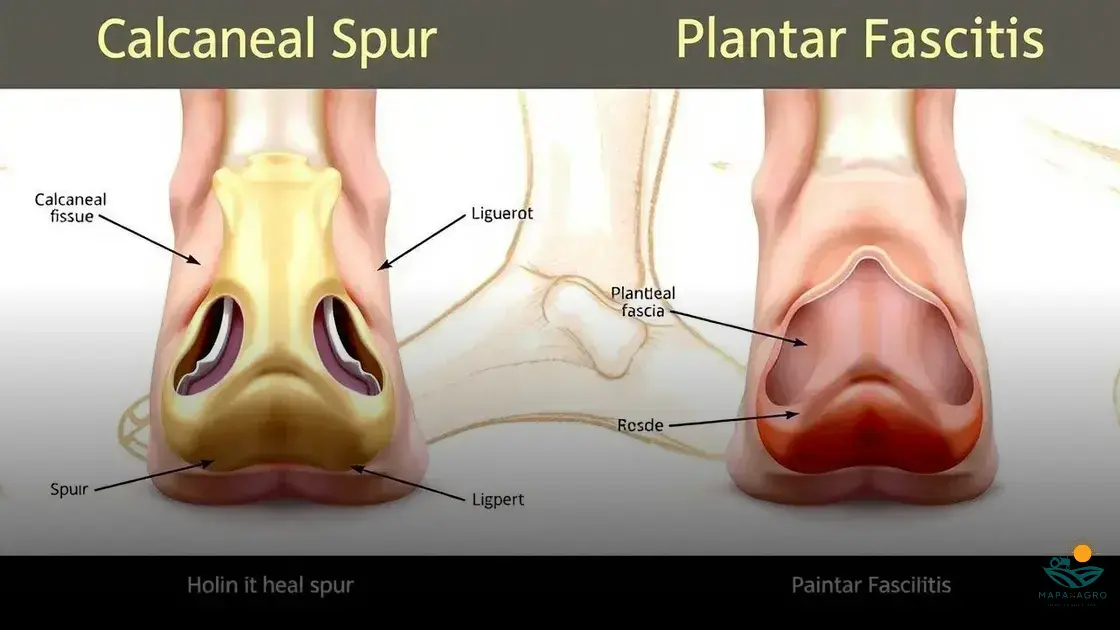qual a diferença entre esporão e fascite plantar