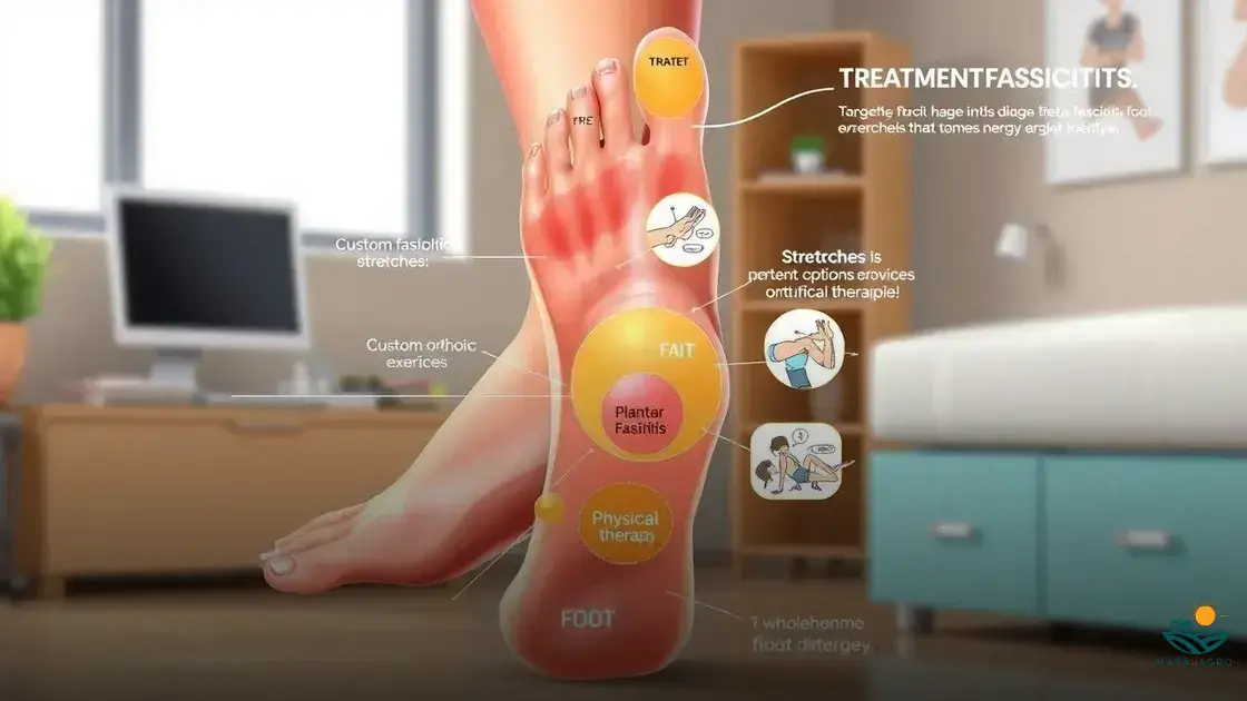 qual o melhor tratamento para fascite plantar