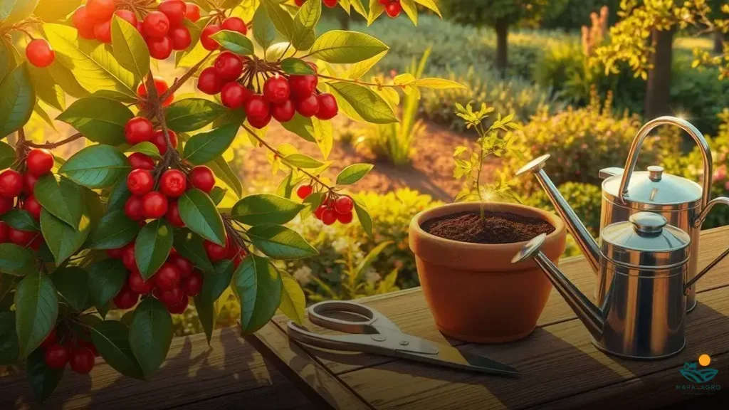como fazer muda de acerola