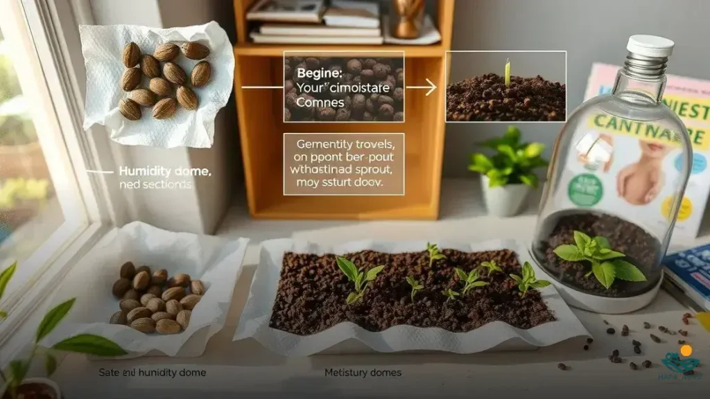 como germinar semente de canabis