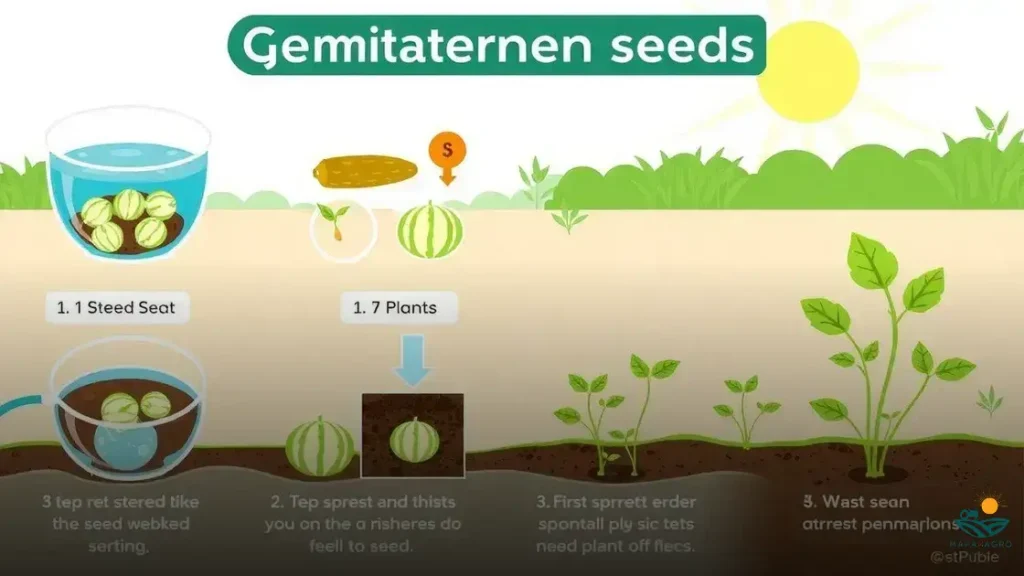 como germinar semente de melao