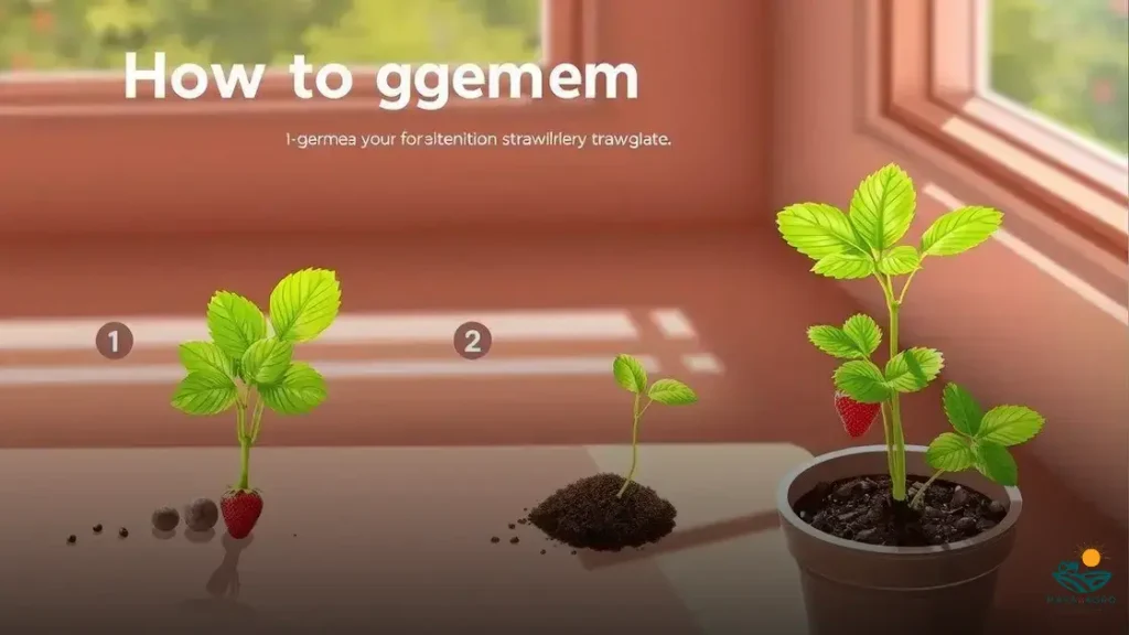 como germinar semente de morango