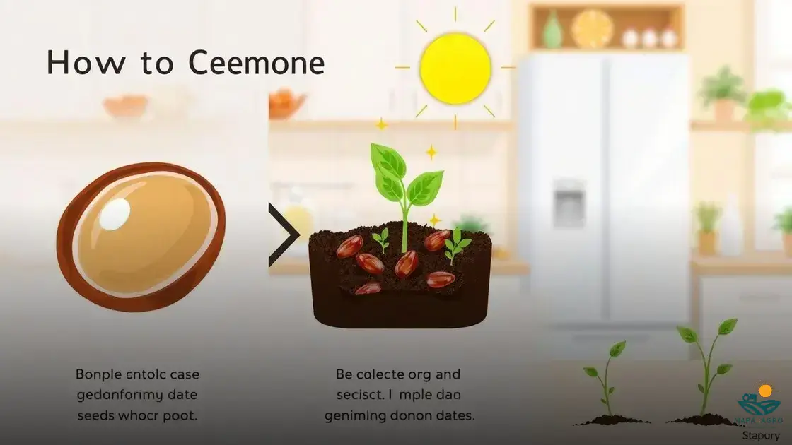 como germinar semente de tamara