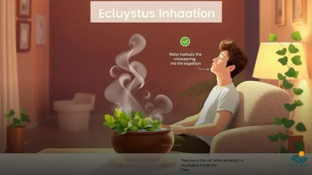 como fazer inalação com eucalipto