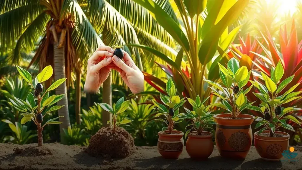 como fazer muda de açaí