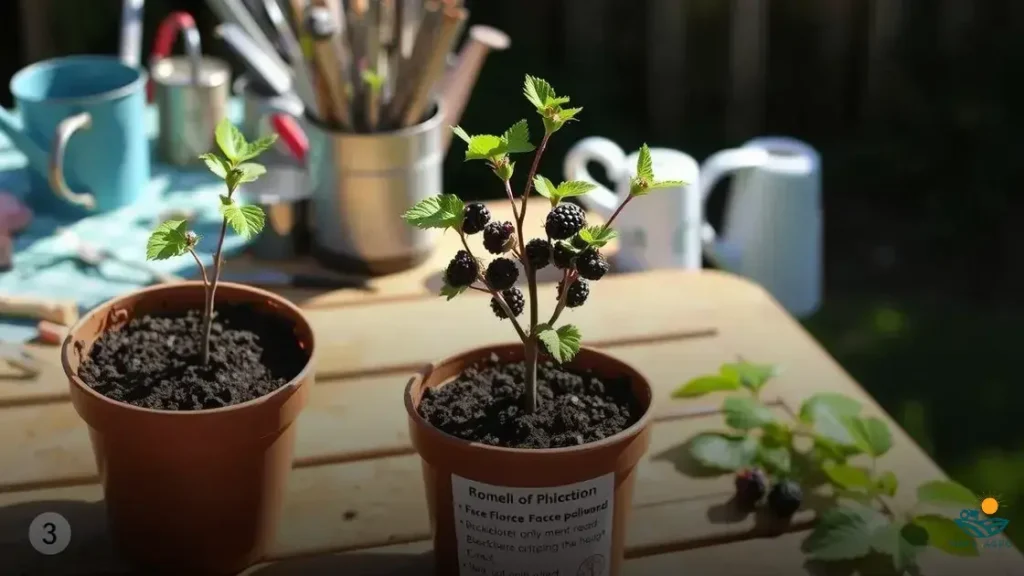como fazer muda de amora em vaso