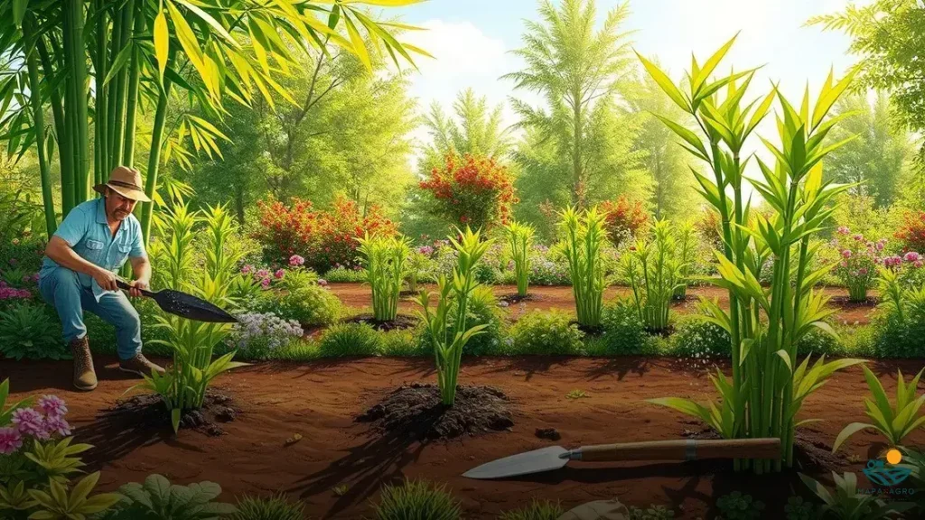 como fazer muda de bambu gigante