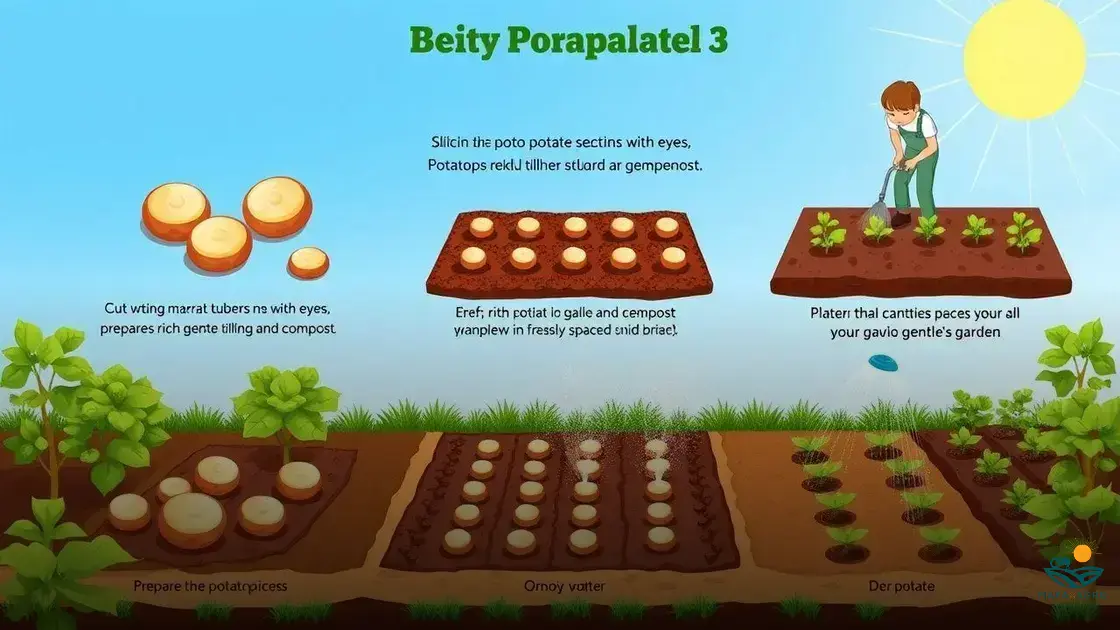 como fazer muda de batata