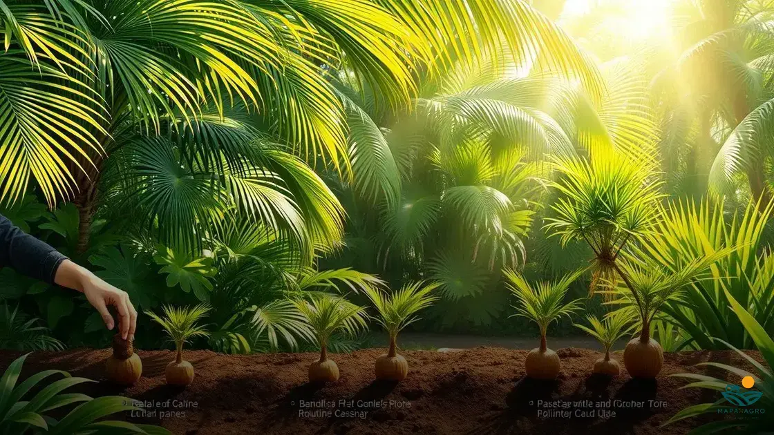 como fazer muda de cocos anão