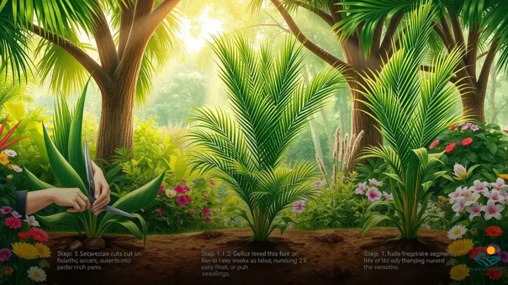 como fazer muda de coqueiro de jardim