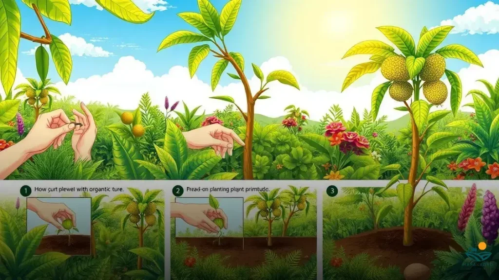 como fazer muda de fruta pão