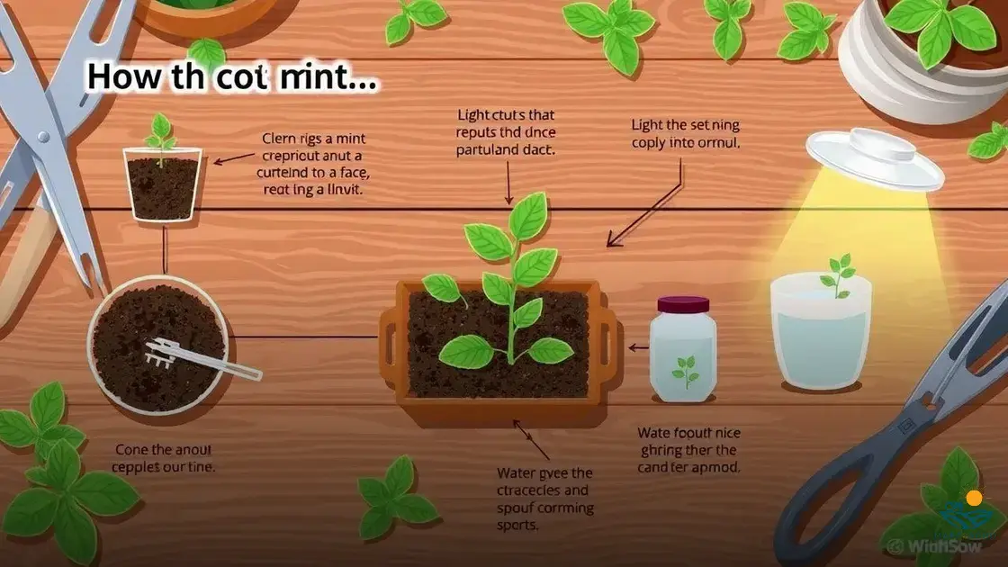 como fazer muda de hortela