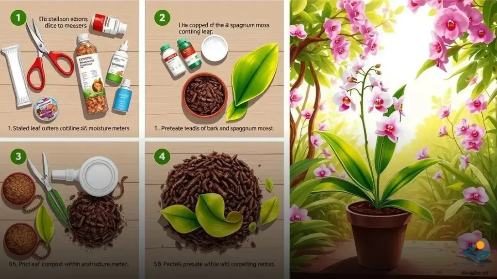 como fazer muda de orquídea pela folha