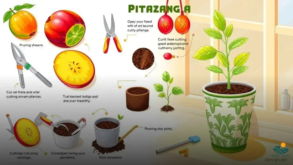 como fazer muda de pitanga