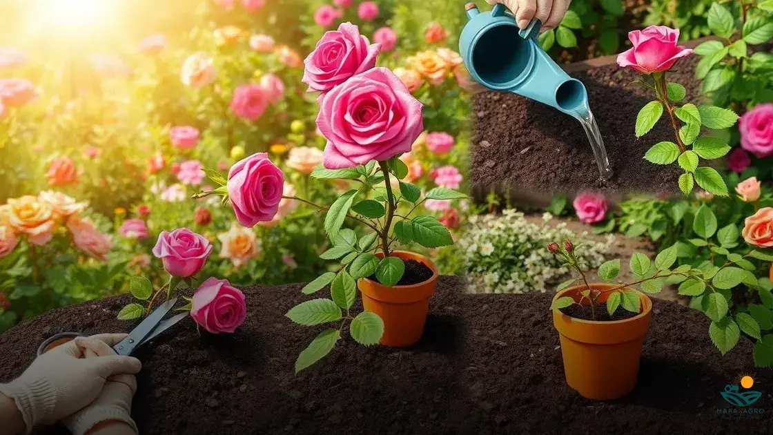como fazer muda de rosas com galho