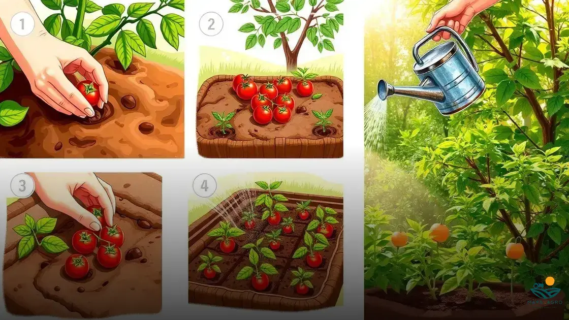como fazer muda de tomate