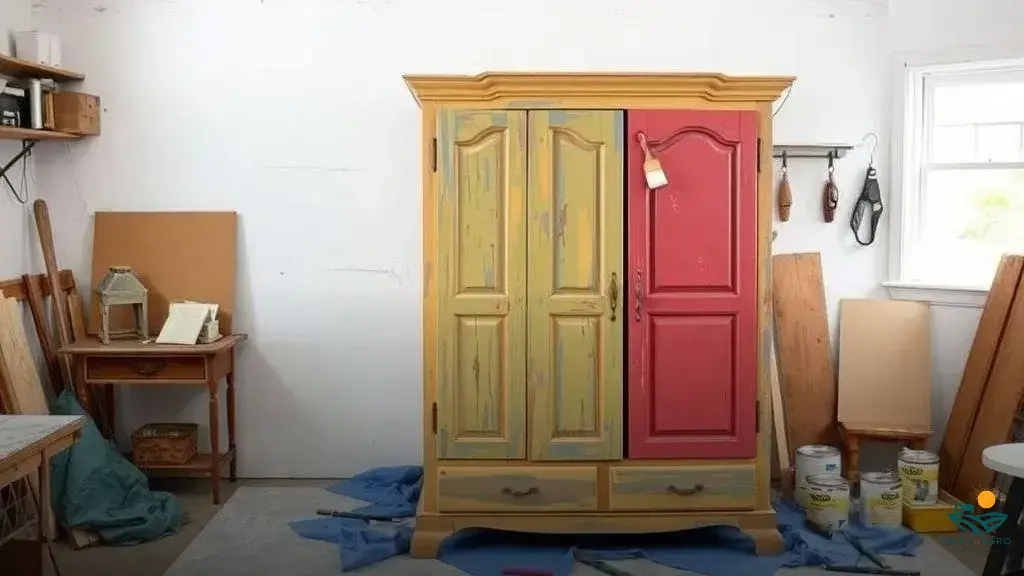 Como pintar guarda roupa de madeira e transformá-lo facilmente