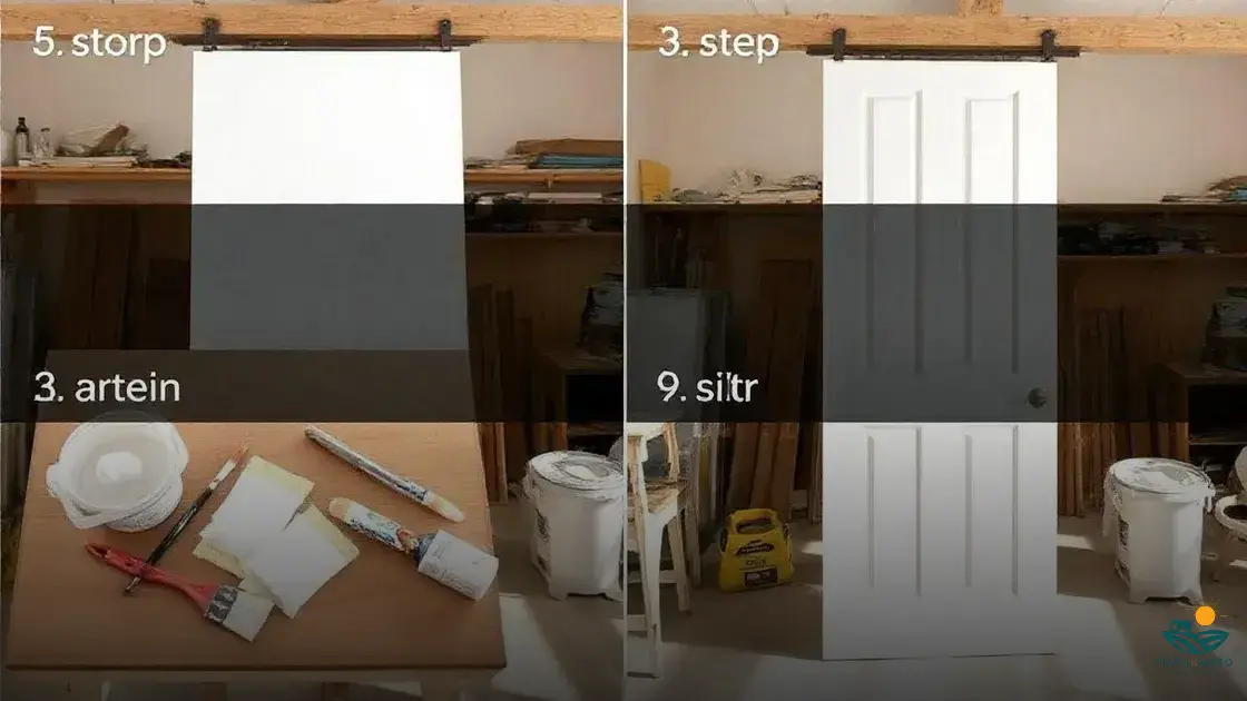 como pintar porta de madeira de branco