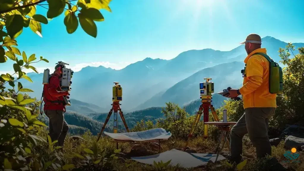 serviços de topografia