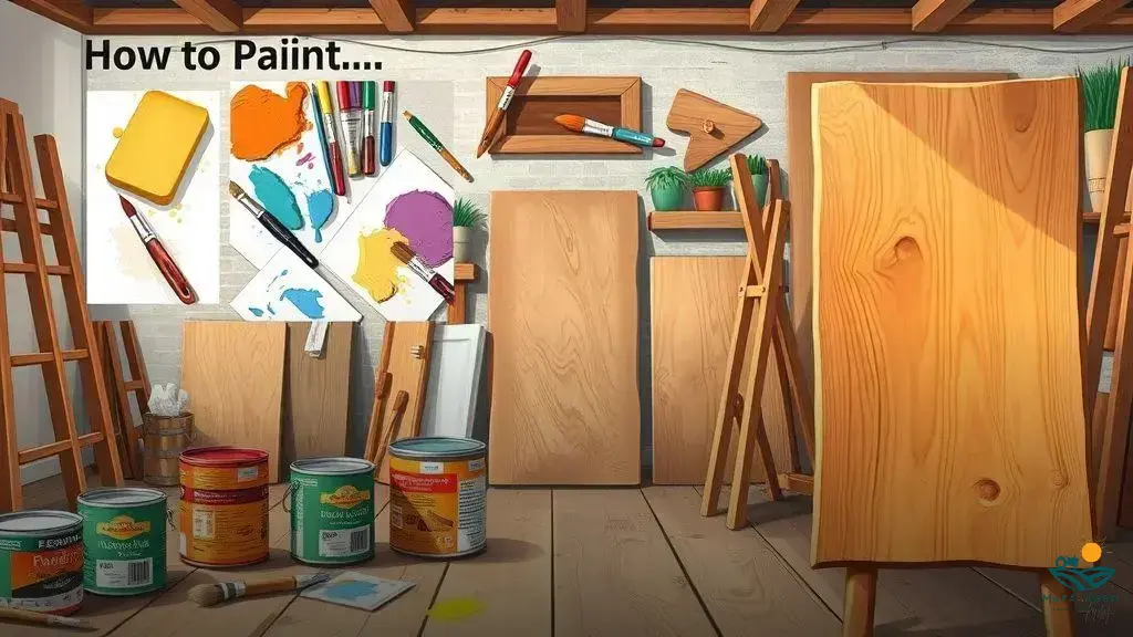 como pintar madeira crua