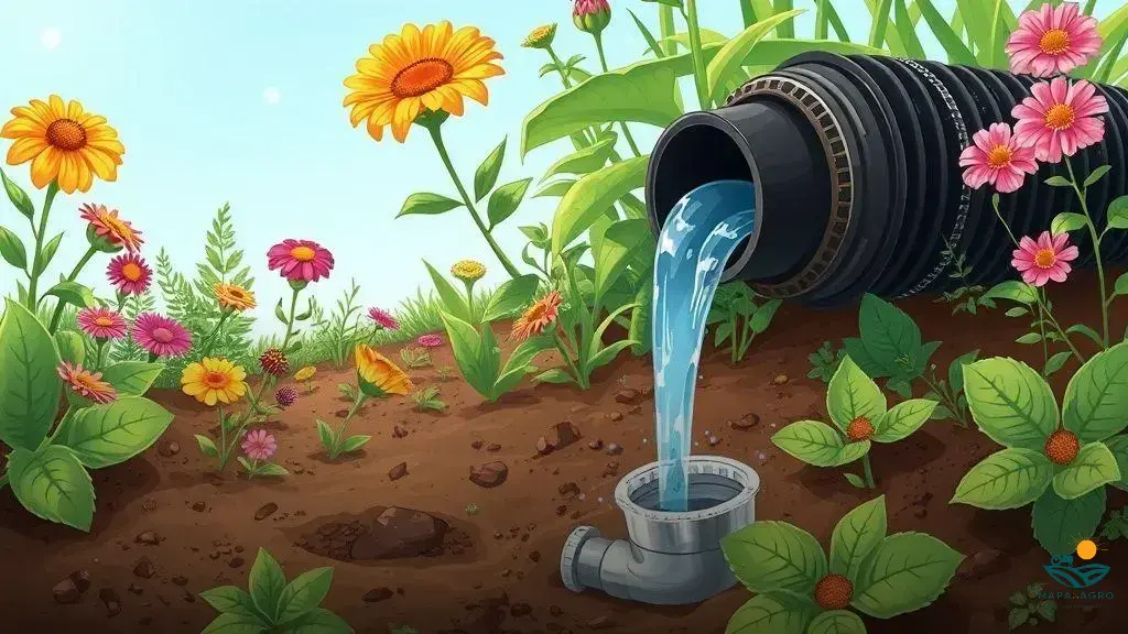 tubo para irrigação